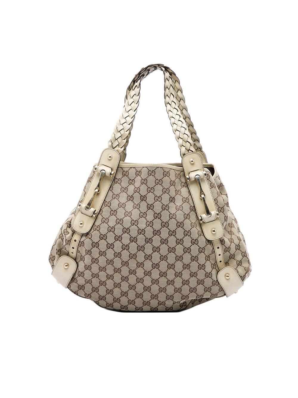 Gucci Gg Canvas Horsebit Pelham #337791G61B